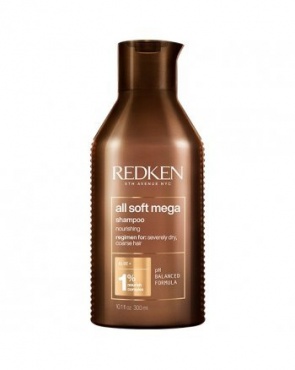 Redken All Soft Mega - Шампунь для очень сухих и ломких волос 300 мл РЕНОВАЦИЯ  E3458700 