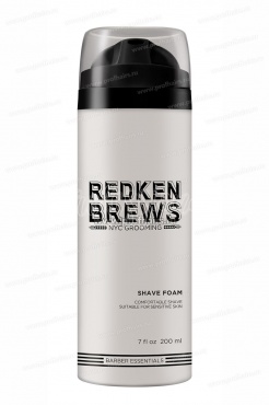 Redken Brews Shave Foam Пена для бритья мужская, 200 мл в магазине BEAUTY-BAZAR.RU 