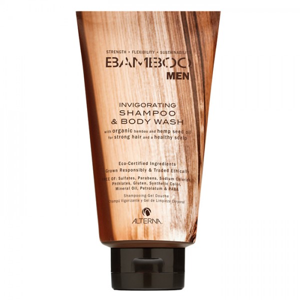 Alterna Bamboo Men Duo: Bamboo Invigorating Shampoo & Body Wash / Тонизирующий шампунь + гель д/ душа & Питательный кондиционер + крем д/брит 250+250мл A53164 