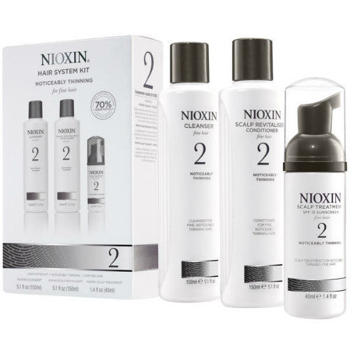 NIOXIN Hair System Kit 02 Набор Система 2 (шамп. 150мл + конд. 150мл + маска 40мл) 81423382/9206 