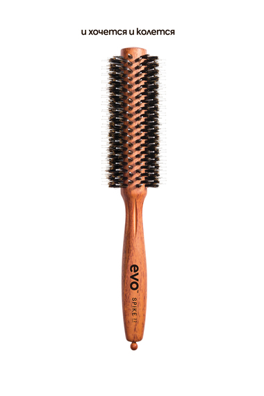 evo spike 22mm radial brush/[Спайк] Щетка круглая с комбинированной щетиной для волос 22мм, 1 шт 