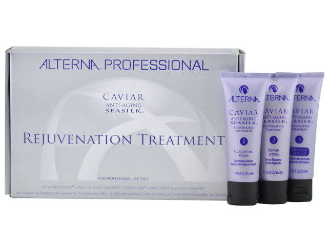 Alterna Caviar Anti-aging Seasilk Rejuvenation Treatment Комплекс "Интенсивный обновляющий уход" 3*60 мл A60325/1237 