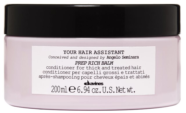 DAVINES Your Hair Assistant Prep Rich balm - Интенсивный кондиционер для подготовки волос к укладке 200 мл 88004 