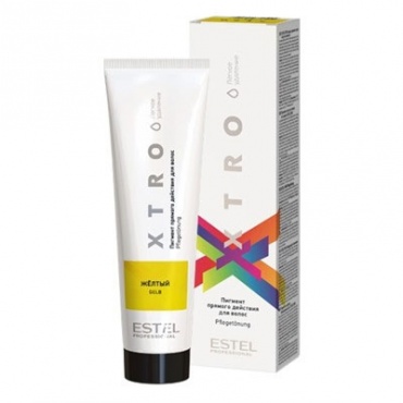 ESTEL EX/NY Пигмент прямого действия для волос XTRO WHITE Желтый, 100 мл 