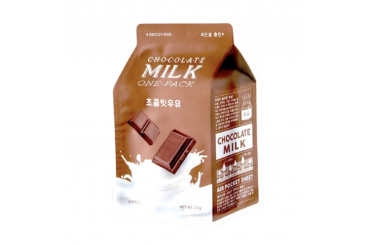 A'Pieu Маска тканевая йогуртовая с экстрактом какао - Chocolate milk one-pack, 21г в магазине BEAUTY-BAZAR.RU 