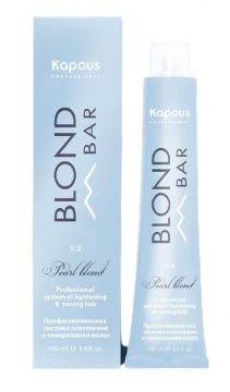 BB 012 Ледяной жасмин, крем-краска для волос с экстрактом жемчуга серии "Blond Bar", 100 мл 