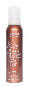 Kapous Мусс для укладки волос нормальной фиксации с кератином серии "Magic Keratin" 400мл 