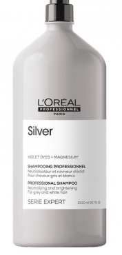 L'Oreal Professional Silver - Шампунь для нейтрализации желтизны 1500 мл (без дозатора) РЕНОВАЦИЯ  E3566700 