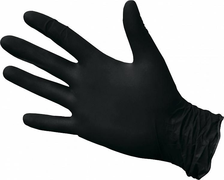 Черные перчатки, размер L (50 шт.) в магазине BEAUTY-BAZAR.RU 