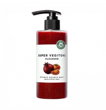 Wonder Bath Универсальный детокс-гель для умывания - Super vegitoks cleanser red, 300мл в магазине BEAUTY-BAZAR.RU 