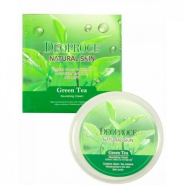 Deoproce Крем для лица и тела с зеленым чаем - Natural skin greentea nourishing cream, 100г в магазине BEAUTY-BAZAR.RU 