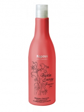 Kapous Шампунь с биотином для укрепления и стимуляции роста волос «Biotin Energy» 250мл 