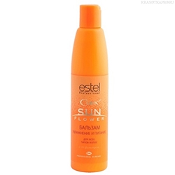 Estel Curex Sunflower - Бальзам Увлажнение и питание с UV-фильтром для всех типов волос, 250 мл 