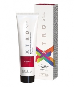 ESTEL EX/NR Пигмент прямого действия для волос XTRO WHITE Красный, 100 мл 