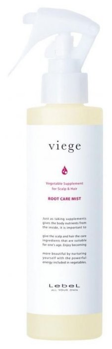 Спрей для укрепления корней волос viege Root Care Mist 180mL 