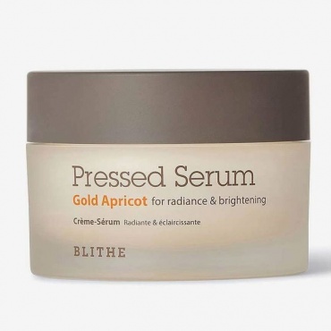 Blithe Cпрессованная cыворотка-крем для сияния кожи лица - Pressed serum gold apricot, 50мл в магазине BEAUTY-BAZAR.RU 