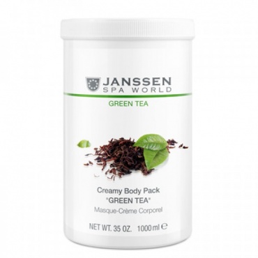 JANSSEN. SW. P-8681P Creamy Body Pack "Green Tea" Кремовое обертывание с anti-age эффектом "ЗЕЛЕНЫЙ ЧАЙ", 1000 мл P-8681P 