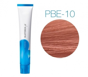 Leb Краска для волос MATERIA µ PBe-10 яркий блондин розово-бежевый 80мл 8965лп 