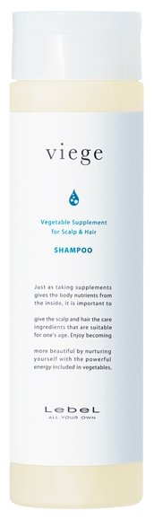 Шампунь восстанавливающий Для волос и кожи головы viege Shampoo 1000mL 