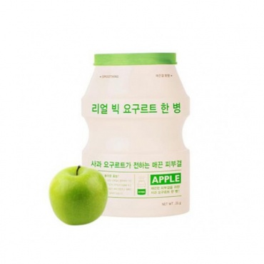 A'Pieu Маска тканевая йогуртовая с экстрактом яблока - Real big yogurt one-bottle apple, 21мл в магазине BEAUTY-BAZAR.RU 