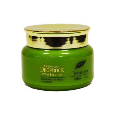 Deoproce Крем на основе зеленого чая - Premium greentea total solution cream, 100мл в магазине BEAUTY-BAZAR.RU 