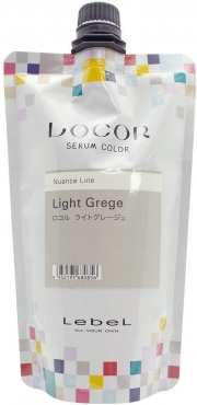 LEBEL LOCOR Serum Color - Краситель-уход оттеночный LOCOR Light Grege 300гр 