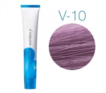 Leb Краска для волос MATERIA µ V10 очень светлый блондин фиолетовый 80мл 9351лп 