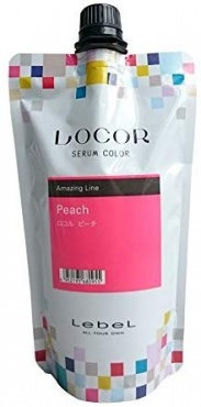 LEBEL LOCOR Serum Color - Краситель-уход оттеночный LOCOR Peach 300гр 
