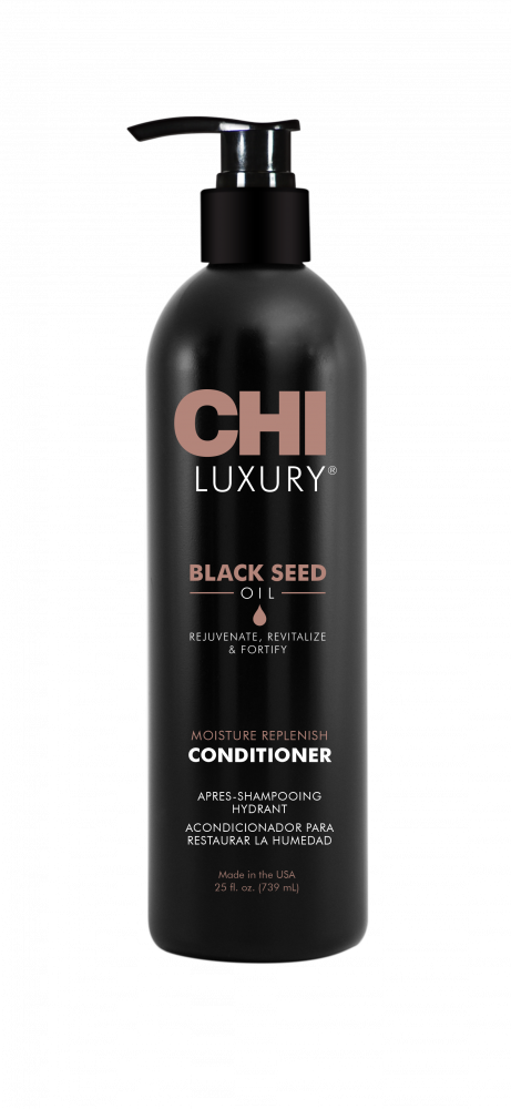 CHILC25 Кондиционер для волос CHI Luxury с маслом семян черного тмина Увлажняющий, 739 мл 