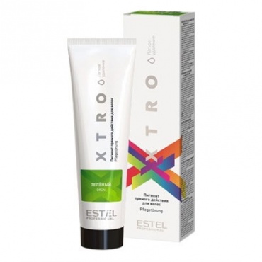 ESTEL EX/NG Пигмент прямого действия для волос XTRO WHITE Зеленый, 100 мл 