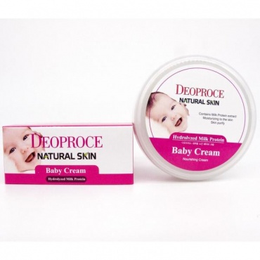 Deoproce Крем питательный на молочных белках - Natural skin baby cream, 100г в магазине BEAUTY-BAZAR.RU 