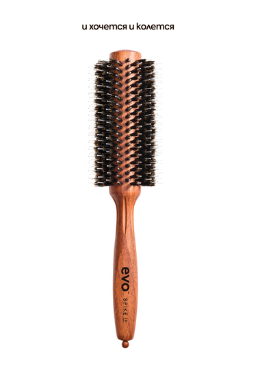 evo spike 28mm radial brush/[Спайк] Щетка круглая с комбинированной щетиной для волос 28мм, 1 шт 