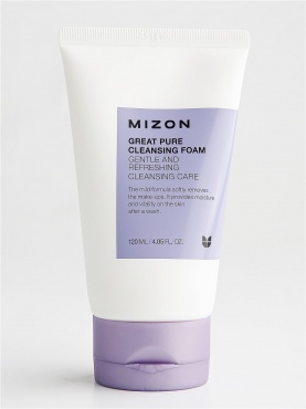 Mizon Скрабирующая пенка для кожи лица - Great pure cleansing foam, 120мл в магазине BEAUTY-BAZAR.RU 
