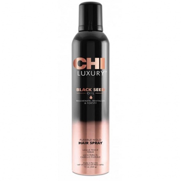 CHILVHS12 Лак для волос CHI Luxury с маслом семян черного тмина подвижной фиксации, 340 г 